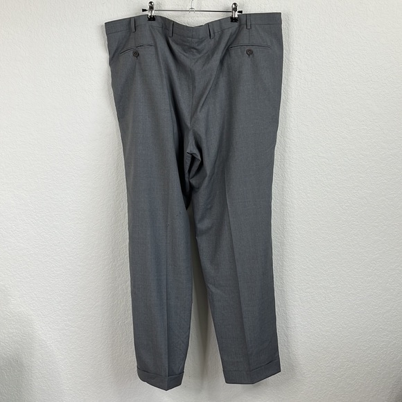 Brioni Cortina Flat FrontCuffed Pressed Seam Trousers Slacks - Picture 5 of 8